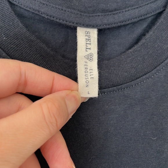 Spell and the gypsy collective black Cult tee dress L - Picture 4 of 8